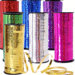 44m Metallic Crimped Curling Ribbon for Balloons & Crafts