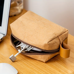Minimalist Data Cable Pouch Zipper Electronic Accessories Bag