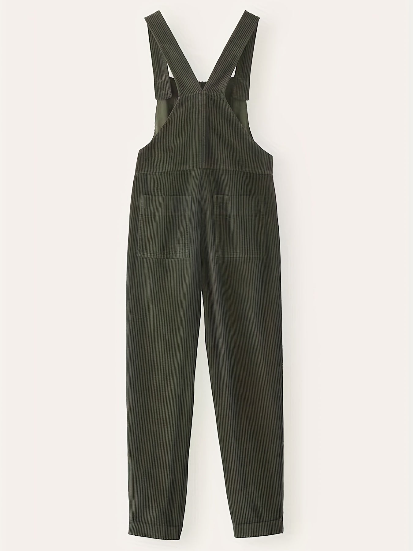 Casual Corduroy Overall Jumpsuit for Women