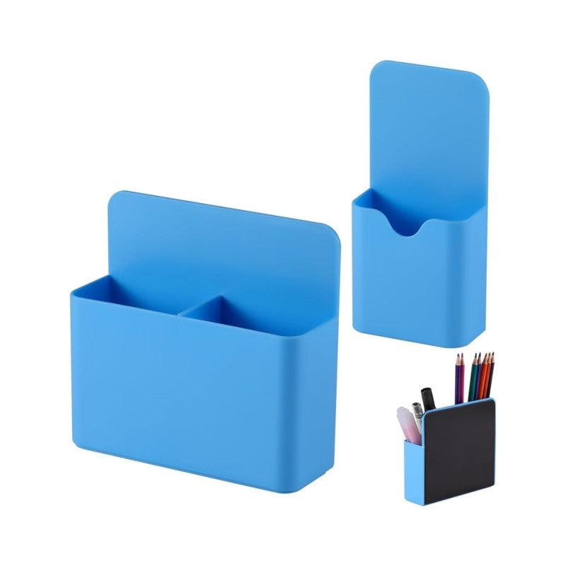 2pcs Magnetic Pen Holder Dry Erase Marker Organizer Strong Magnet Storage