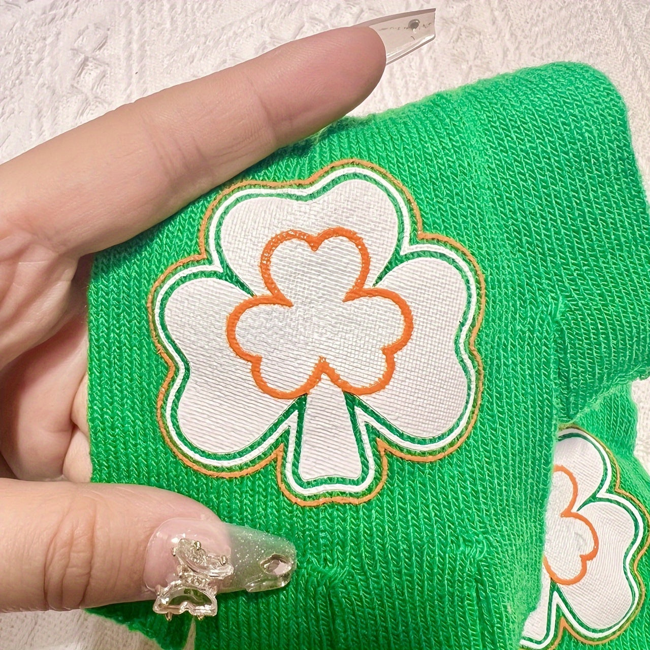 Half Finger Sports Gloves - Four Leaf Clover - Cold Proof & Warm