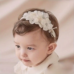 Cute Baby Girls Lace Flower Headband