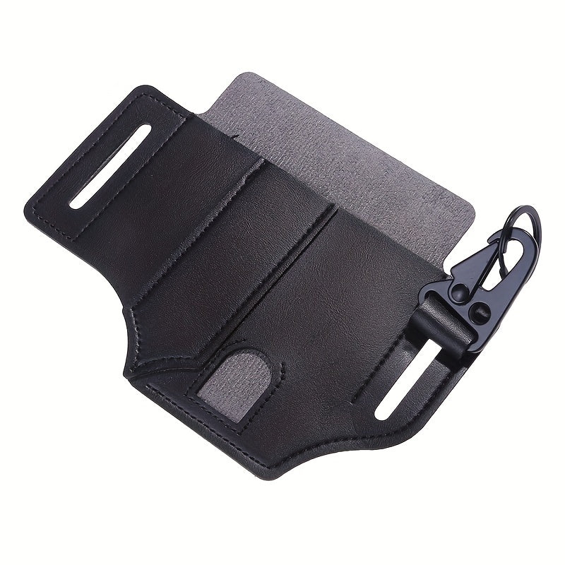 Tactical Tool Belt PU Leather Bag Portable Tool Storage Bag Holster