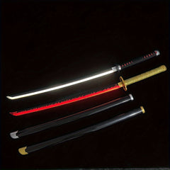 Lighted Katana Sword Wooden Anime Sword Samurai Katana Sword