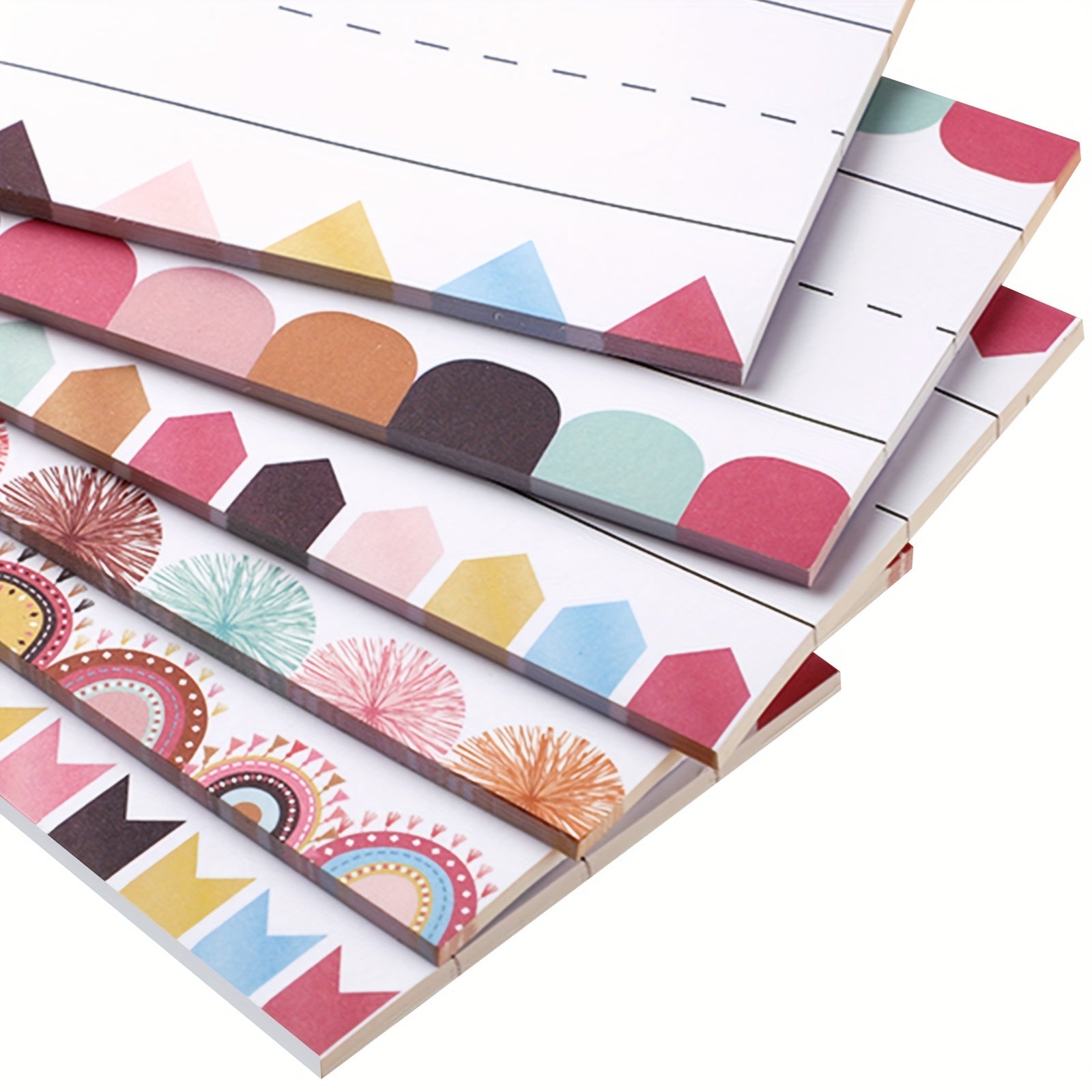 300 Sheets Sentence Strips for Teacher Ruled Adhesive Word Strips Multicolor