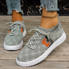 Breathable Low Top Sneakers Lightweight Running Shoes Women's Footwear
