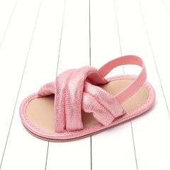 Baby Girls Slip On Slide Sandals Assorted Colors