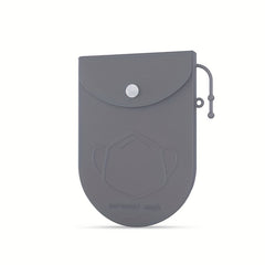 Mini Silicone Mask Storage Pouch Travel Portable Mask Bag