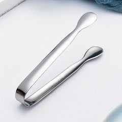 2pcs Stainless Steel Serving Tongs for Buffet Ice Cube Fruit Bread Steak Salad