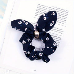 Rabbit Ear Striped Hairband Elastic Hair Rope