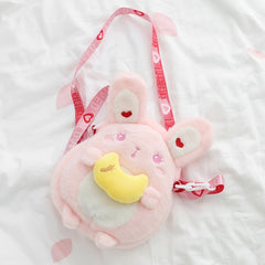 Cartoon Bunny Plush Bag Coin Purse for Girls