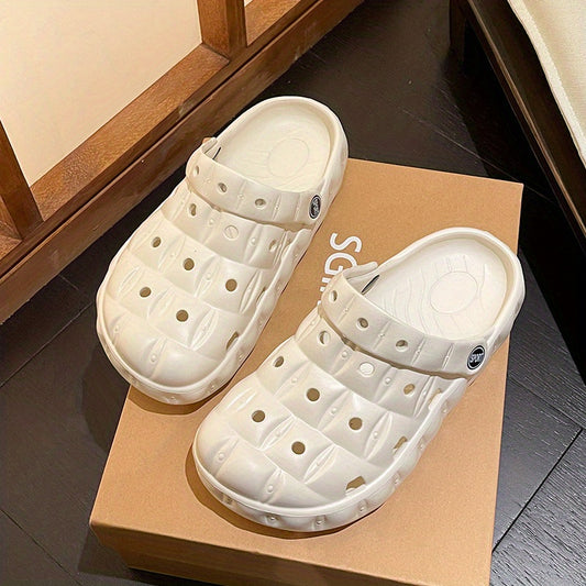 Women's Hollow Out Clogs Breathable Slip On Soft Sole Shoes