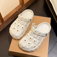 Women's Hollow Out Clogs Breathable Slip On Soft Sole Shoes