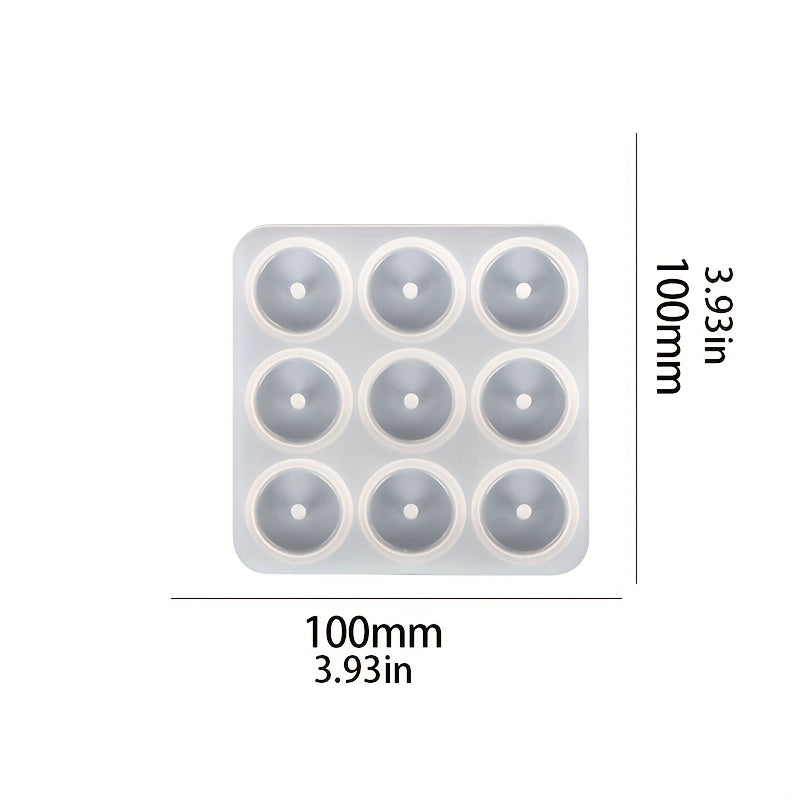 Silicone Pendant Molds for Jewelry Keychain Epoxy Resin Necklace Stone Molds