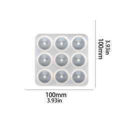 Silicone Pendant Molds for Jewelry Keychain Epoxy Resin Necklace Stone Molds