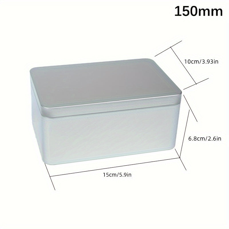 Mini Tinplate Soap Box Rectangular Tin Case Storage Organizer Tin Storage Box