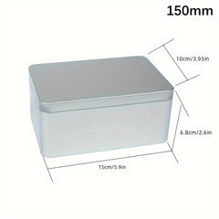 Mini Tinplate Soap Box Rectangular Tin Case Storage Organizer Tin Storage Box