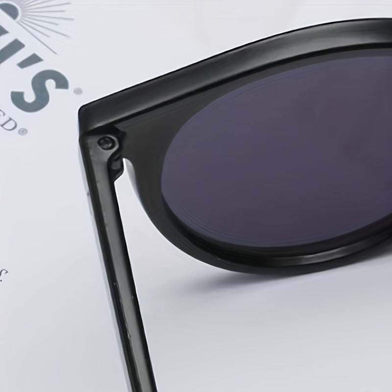 Y2K Round Sunglasses Casual Mirror Lens UV400