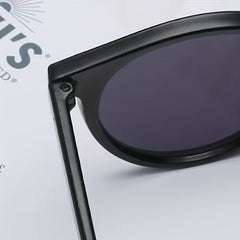 Y2K Round Sunglasses Casual Mirror Lens UV400