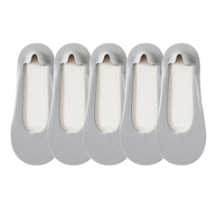 5 Pairs Women's Low Cut Ankle Socks Soft & Lightweight Solid Color