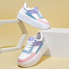 Waterproof Platform Sneakers Women's Low Top Casual Shoes