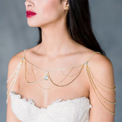 Crystal Pendant Shoulder Chain Jewelry