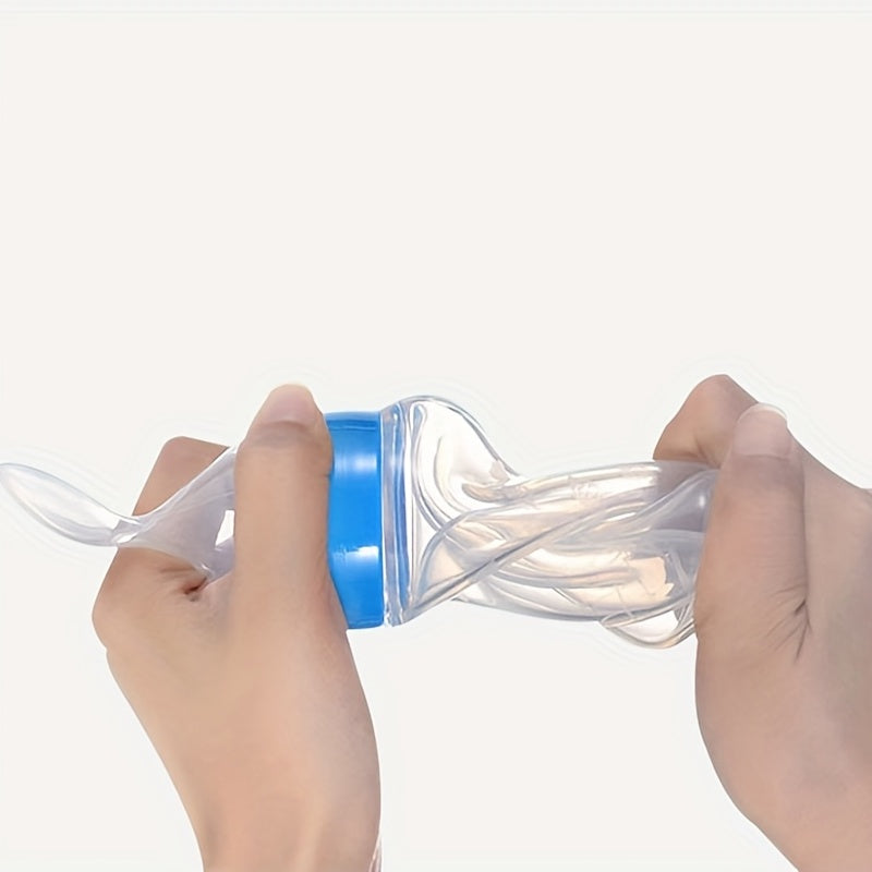 Silicone Baby Food Feeder Spoon 125ml with Soft Head Spoon Feeding