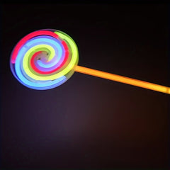 6pcs Lollipop Rotating Windmill Glow Stick Party Favors