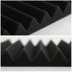 12pcs Wedge Acoustic Panels 12 12 1 Inch High Density Soundproofing Foam Panels