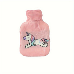 Knitted Fabric Cover PVC Water Injection Hot Water Bag 1000mL Set