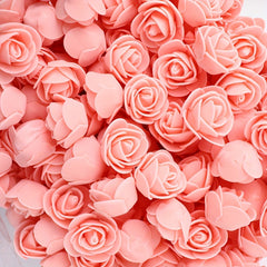 500pcs Mini PE Foam Rose Flowers Artificial DIY Wedding Party Gift