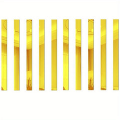 10PCS 19.5cm Wall Acrylic Decoration Strip Self Adhesive Stickers