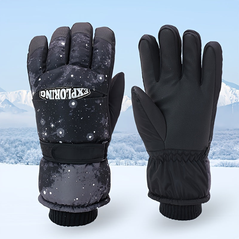 Winter Touch Screen Skiing Gloves Windproof Waterproof Cycling Gloves