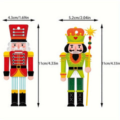 12pcs Christmas Nutcracker DIY Hanging Ornaments