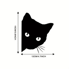 Car Cat Peeking Sticker Vinyl Decal Car Styling Decoration Accessories
