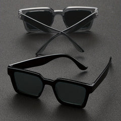 2 Pairs Men's Square Frame Sunglasses UV Protection