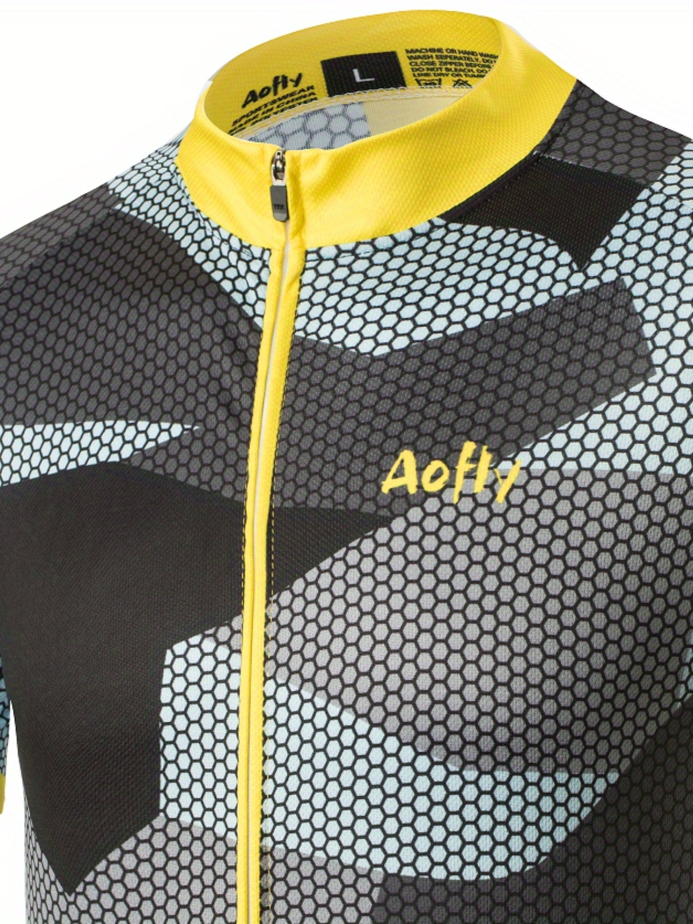Men's Camo Cycling Jersey Quick Dry Breathable Moisture Wicking Shirt