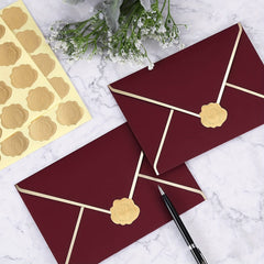 300 Heart Shaped Sealed Envelopes for Weddings