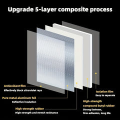 5m Waterproof Sealing Tape Aluminum Foil Butyl Tape