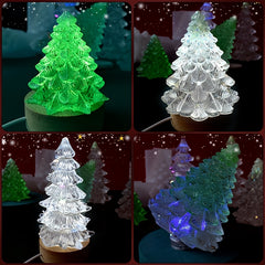 3D Christmas Tree Candle Ornaments Silicone Mold