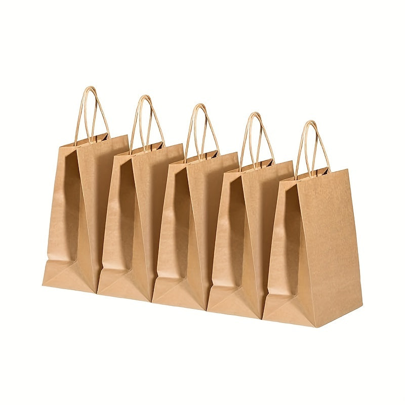 12 Medium Gift Bags with Handles Bulk - Retail Bags Party Bags Shopping