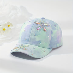 Girls' Rhinestone Baseball Cap