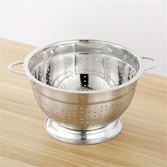 Stainless Steel Drain Basket Vegetable Washing Basket