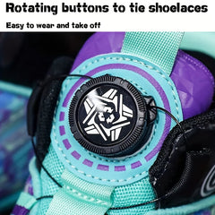 Boys' High Top BB Shoes Rotating Buckle Non Slip