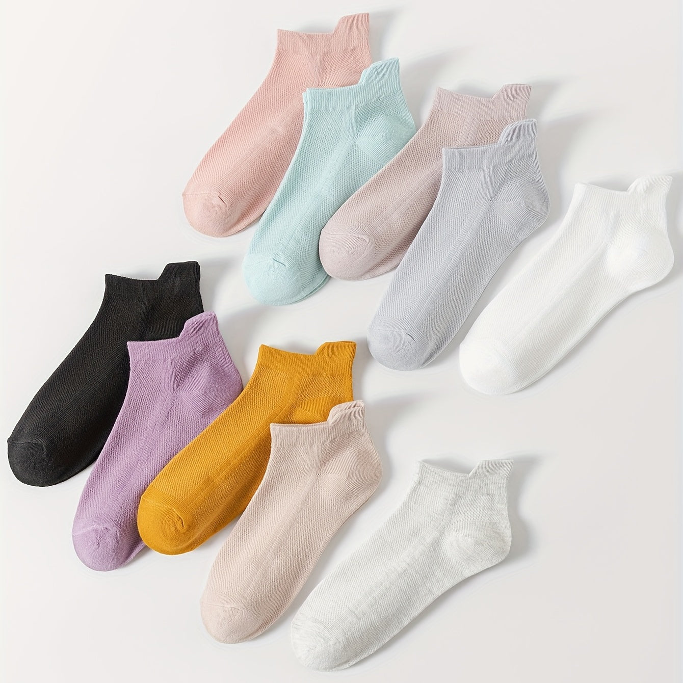 10 Pairs Comfy Ankle Socks Women's Stockings