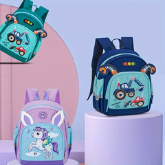Excavator Unicorn Backpack for Kids