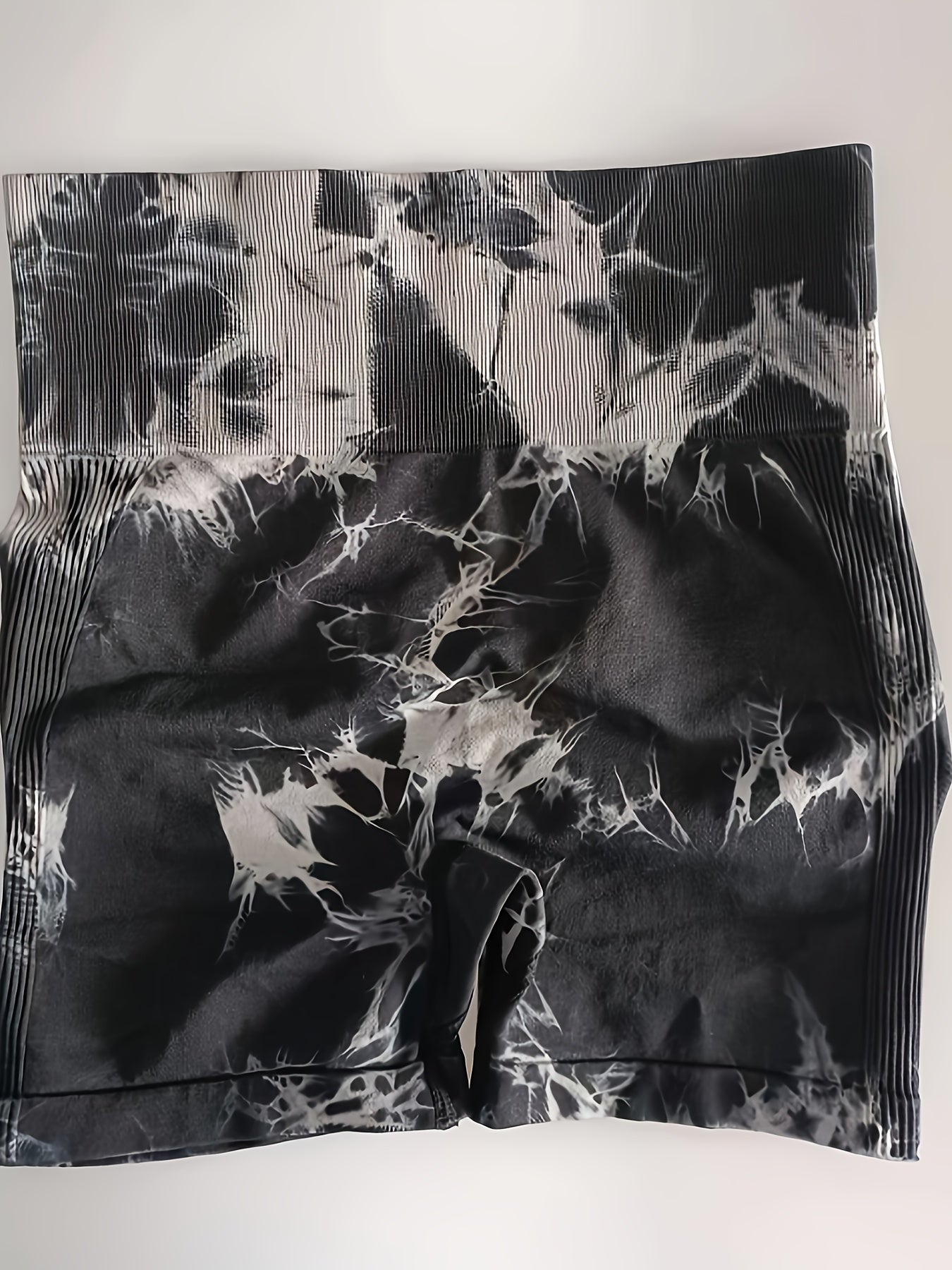 Tie Dye Seamless Butt Lifting Yoga Shorts High Waist Fitness Activewear