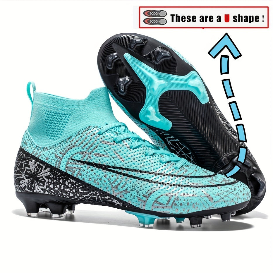 Professional Training Soccer Spikes Cleats Lightweight Non-slip Shoes