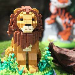 Animal Series 3D Puzzle Building Blocks DIY Display Miniatures