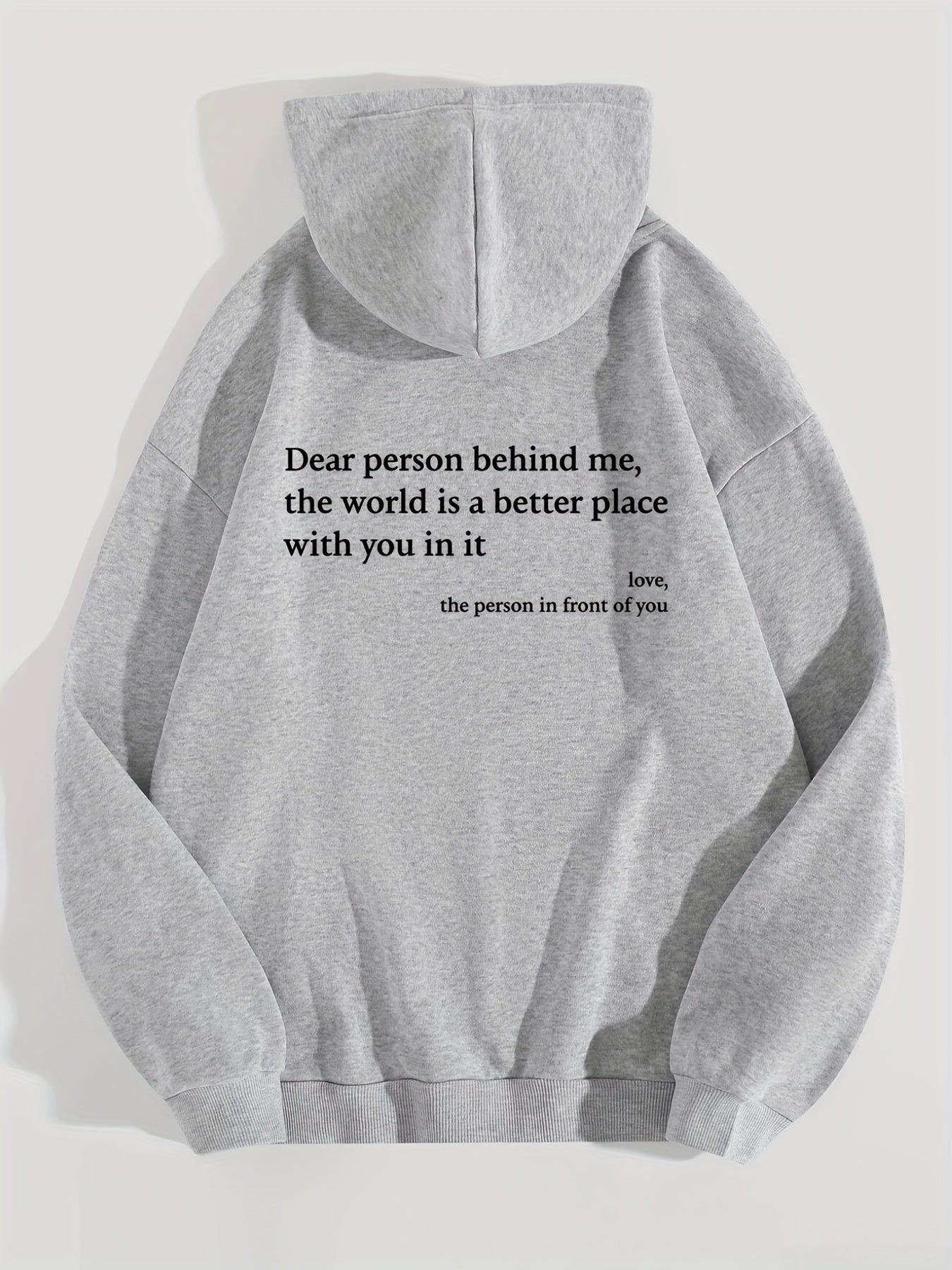 Women's Sports Hoodie with Slogan Print